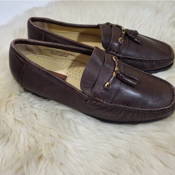 Florsheim Padron Tassel Leather Loafers - Picture 8 of 11